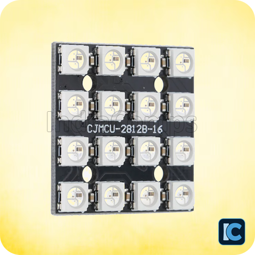 WS2812B(30x30 mm) 4×4 RGB LED Full-color Drive 16-Bit Development Board – Square Matrix (30mmx30mm)
