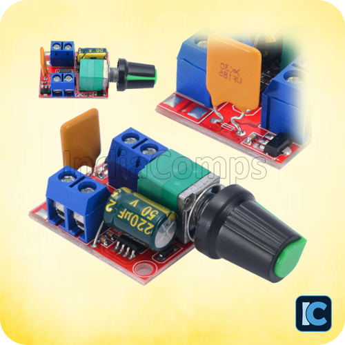 Mini 5A PWM DC Motor Speed Controller Module (3V–35V) – LED Dimmer Switch