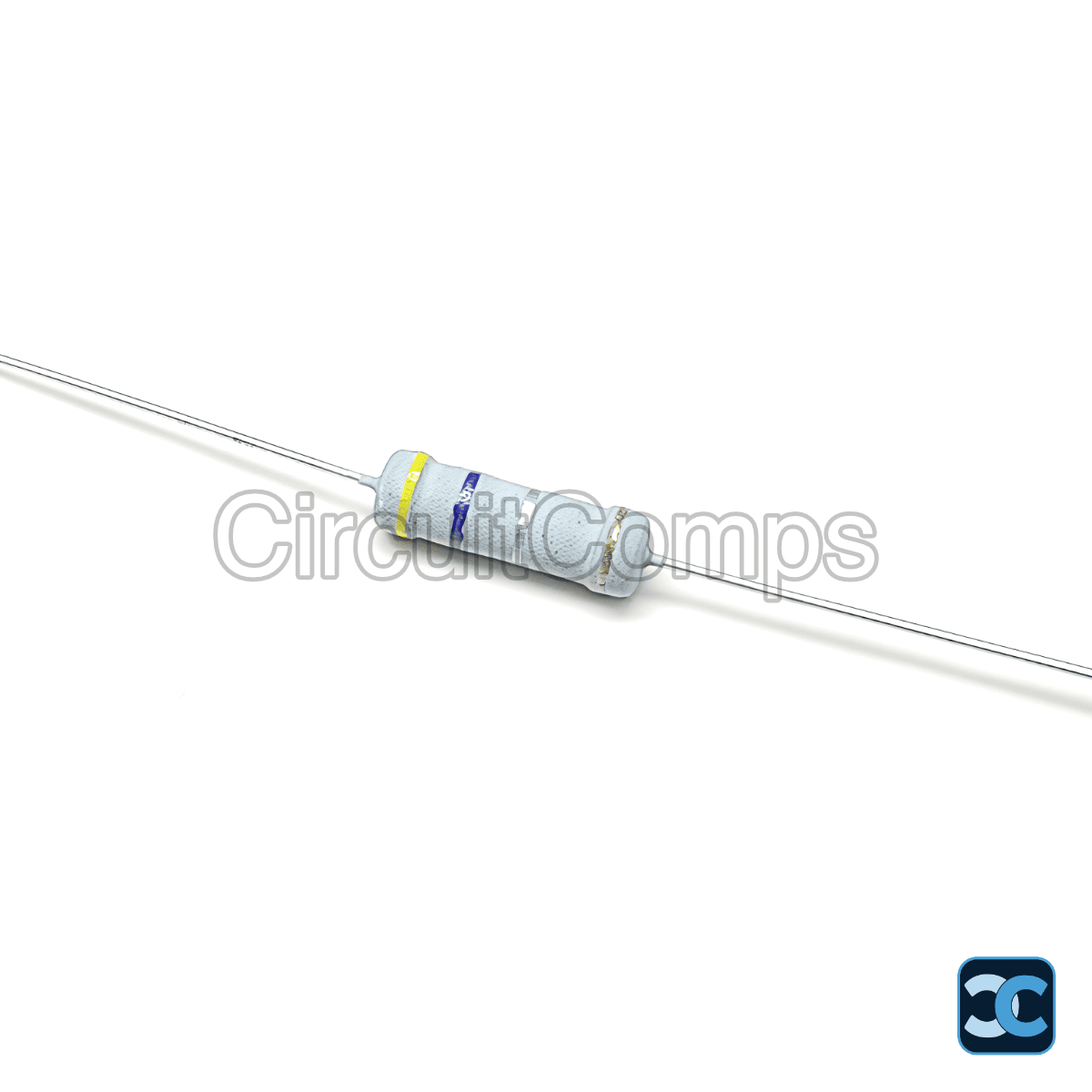 0.47 Ohm 2W Carbon Film Resistor 5% Tolerance 0R47 Through Hole