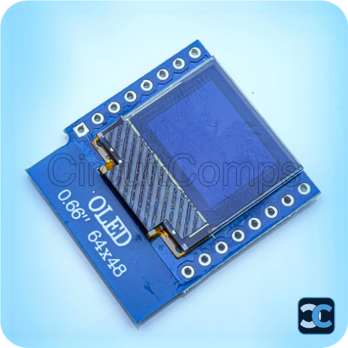 0.66 Inch OLED Display Module I2C SSD1306 64x48 3.3V