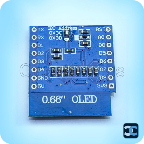0.66 Inch OLED Display Module I2C SSD1306 64x48 3.3V