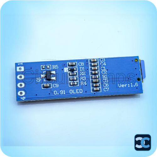 0.91 Inch OLED Display Module 128x32 I2C SSD1306 Blue