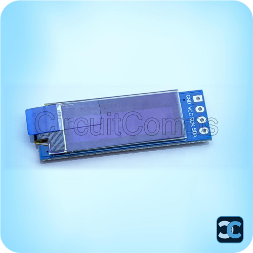 0.91 Inch OLED Display Module 128x32 I2C SSD1306 Blue