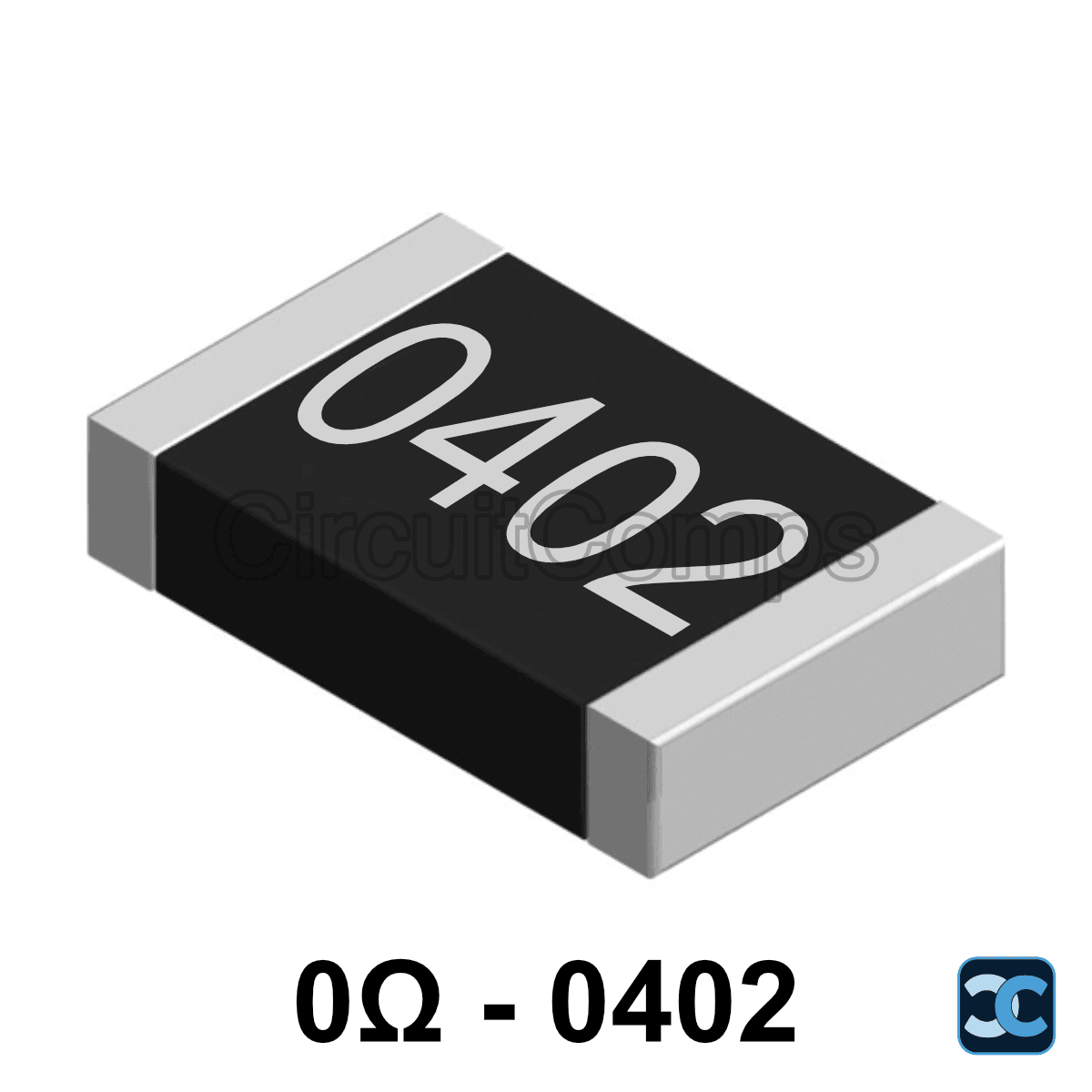 0 ohm 0402 1% SMD Resistor 0R 0.063W (1/16W)