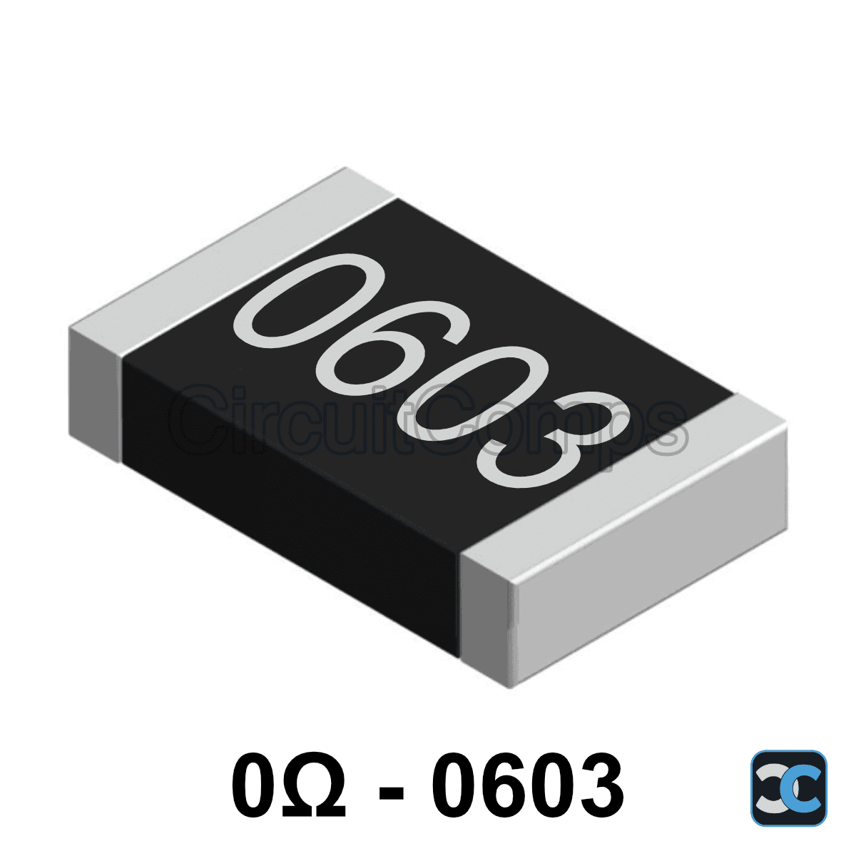 0 ohm 0603 1% SMD Resistor Jumper 0R 0.125W (1/8W)