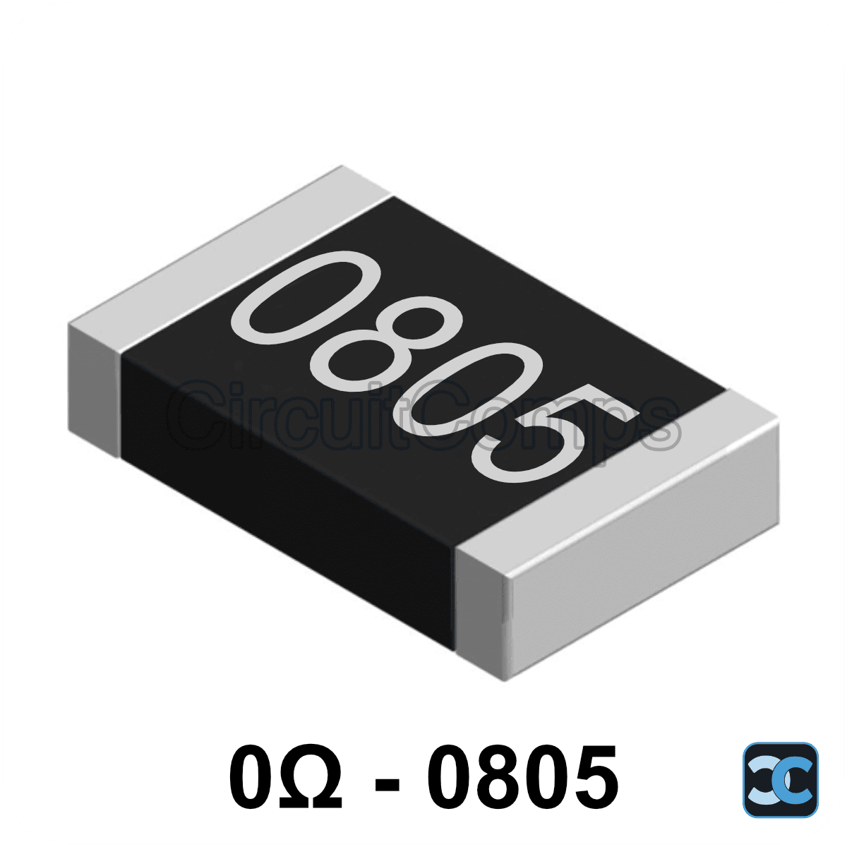 0 ohm 0805 1% SMD Resistor 0R 0.125W (1/8W) Jumper