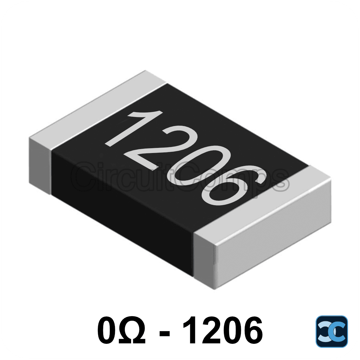 0 ohm 1206 1% SMD Resistor 0R 0.125W (1/8W)