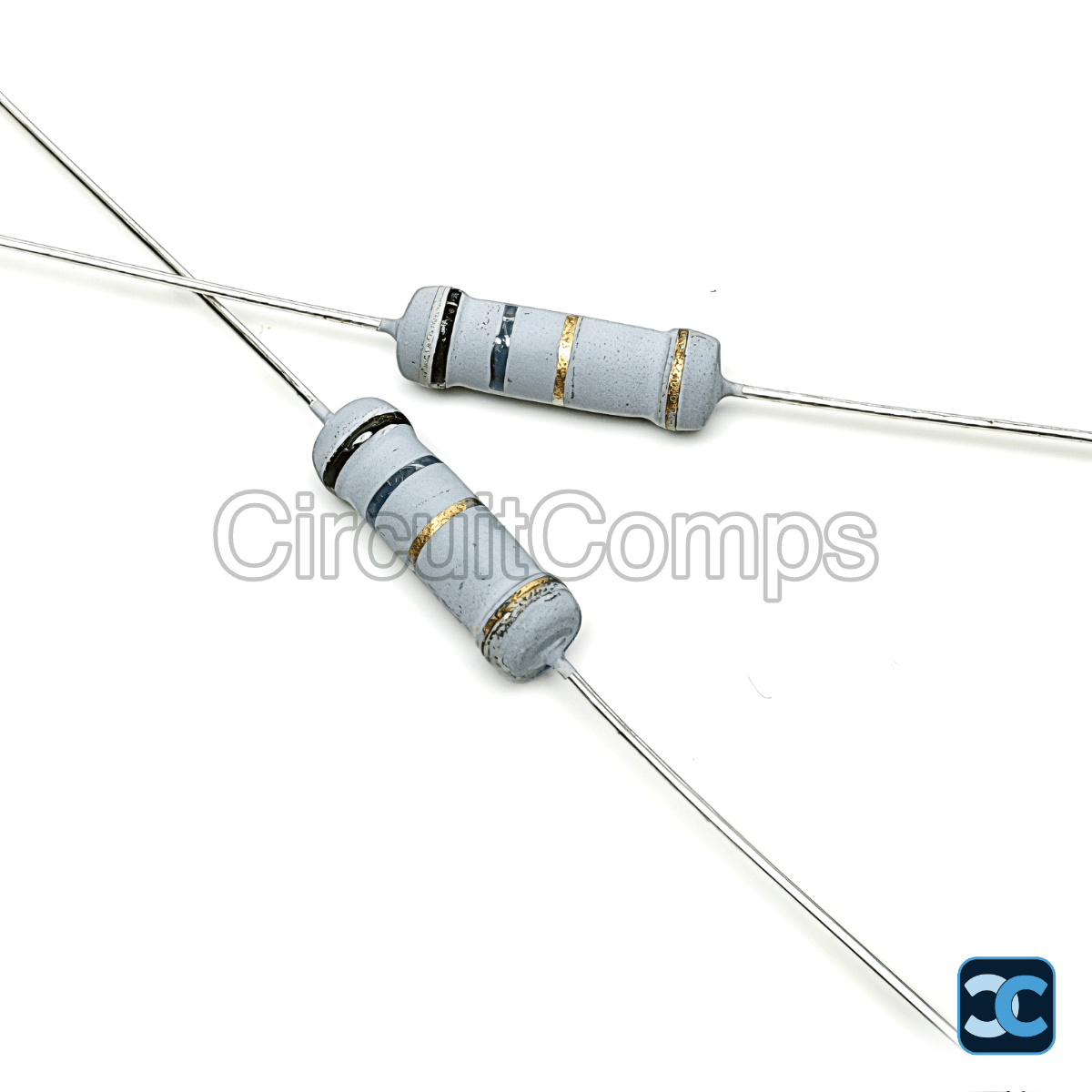 1.8 Ohm 2W Flameproof Metal Oxide Resistor MOR/RSF Series ±5%