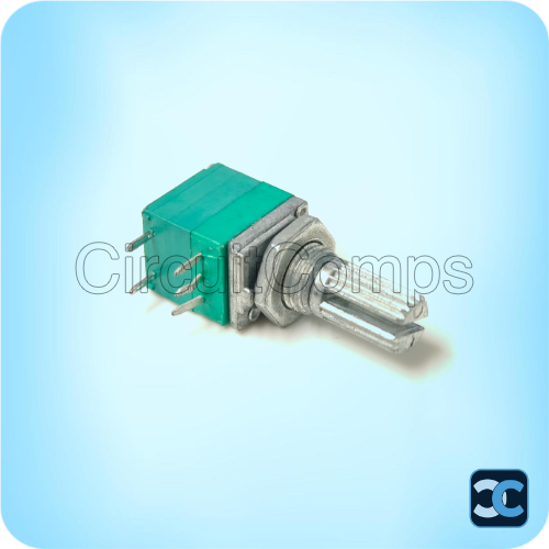 B100K 100K Dual Rotary Potentiometer 5 Pin 6mm Shaft