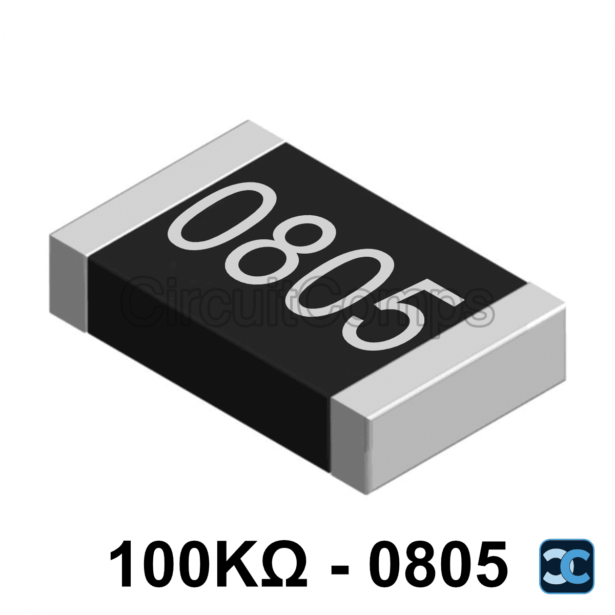 100K ohm 0805 1% SMD Resistor 100K 0.125W (1/8W)