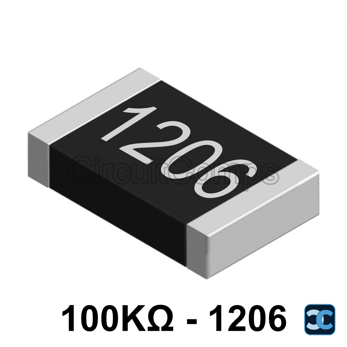 100K ohm 1206 1% SMD Resistor 100K 0.125W (1/8W)