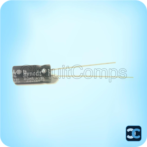 100uF 16V 105°C Electrolytic Capacitor 5x11mm HYNCDZ