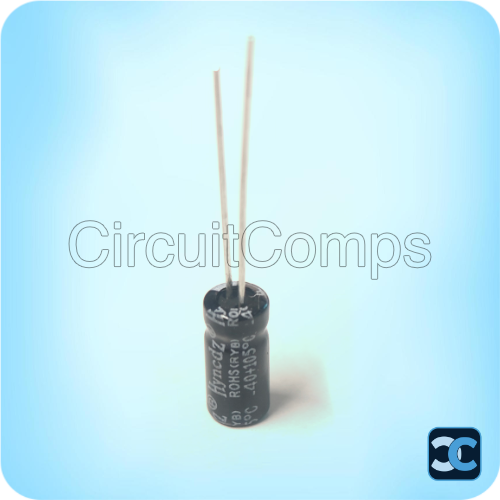 100uF 16V 105°C Electrolytic Capacitor 5x11mm HYNCDZ