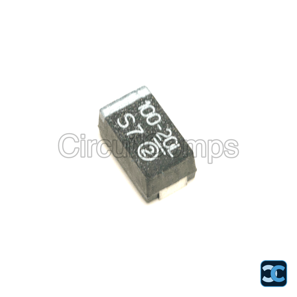 100uF 20V CASE-D Tantalum Capacitor SMD Vishay