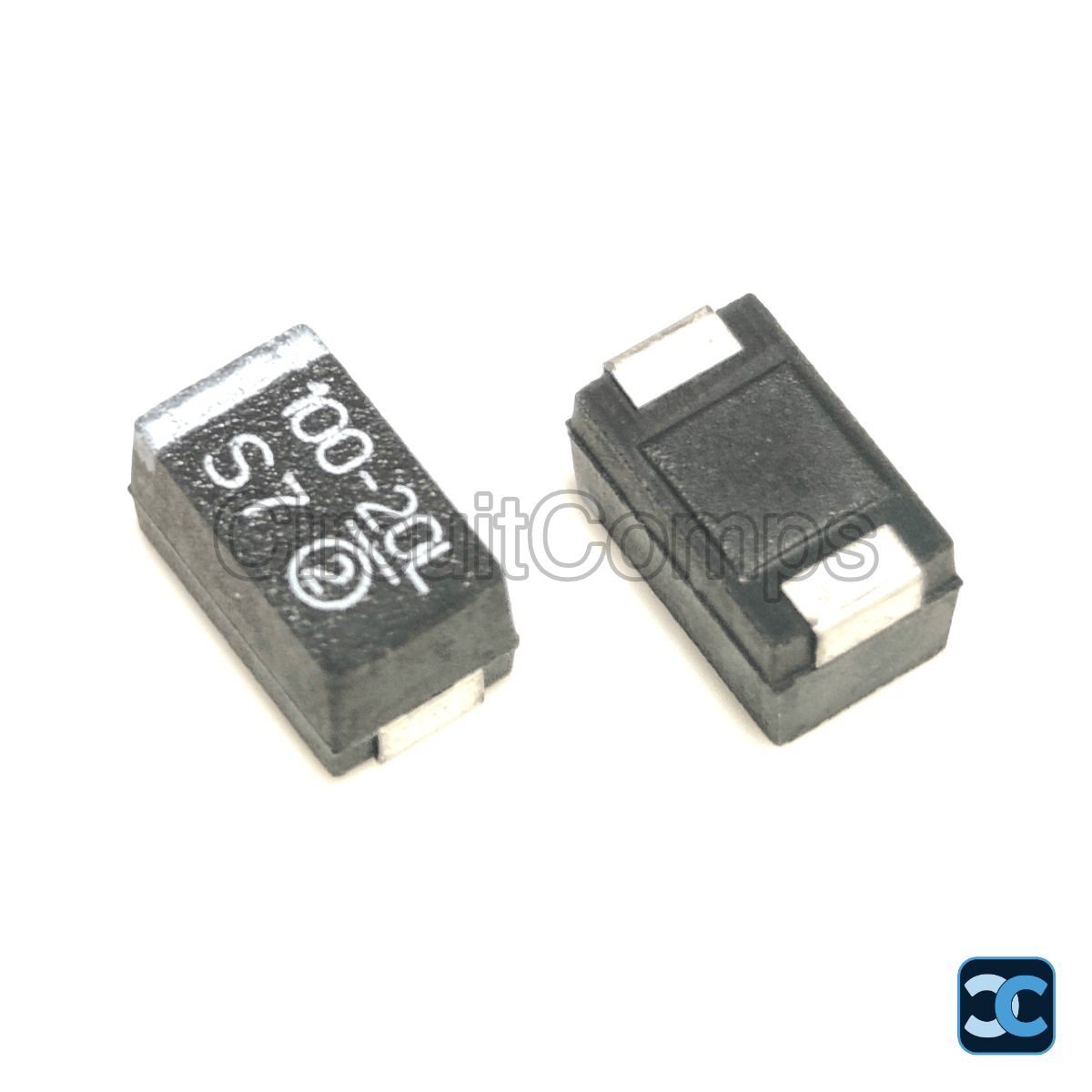 100uF 20V CASE-D Tantalum Capacitor SMD Vishay