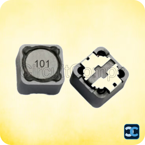 100uH (101) 12mm SMD Power Inductor – Shielded Ferrite Coil
