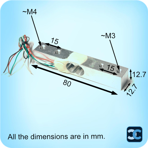 10Kg Load Cell Weight Sensor Aluminium Strain Gauge