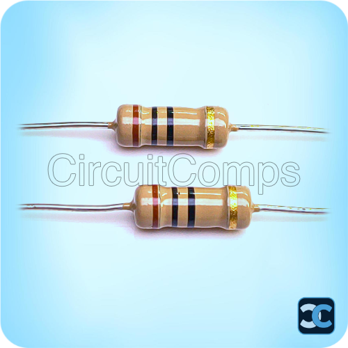 10 Ohm 1W Carbon Film Resistor – 5% Tolerance (High Quality)