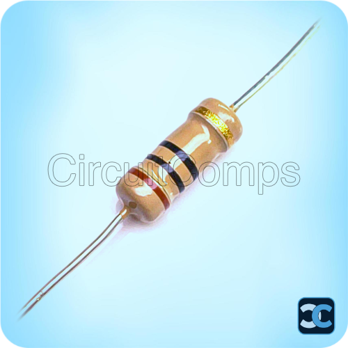 10 Ohm 1W Carbon Film Resistor – 5% Tolerance (High Quality)
