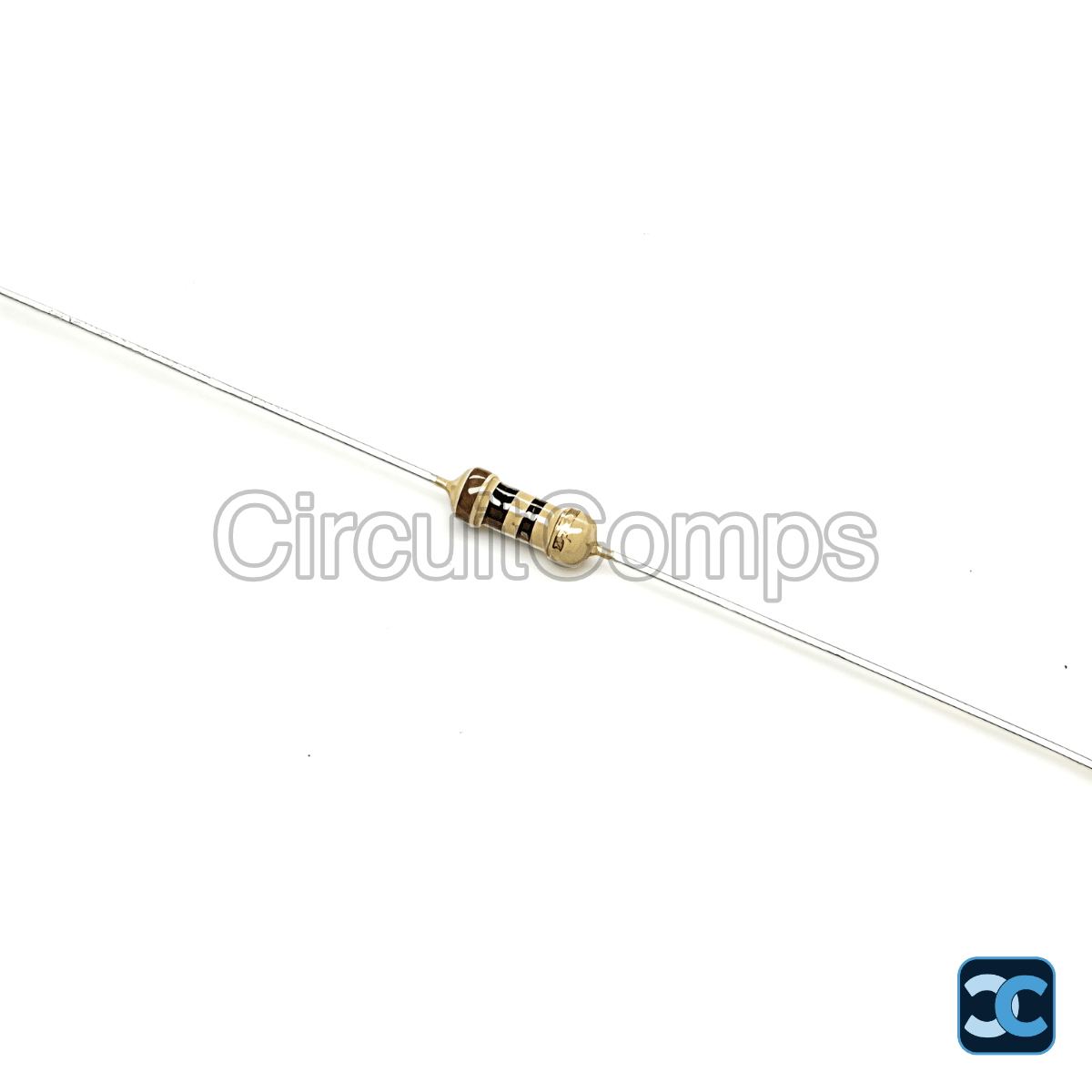 10 Ohm 1/4W Carbon Film Resistor 5% Tolerance Through Hole