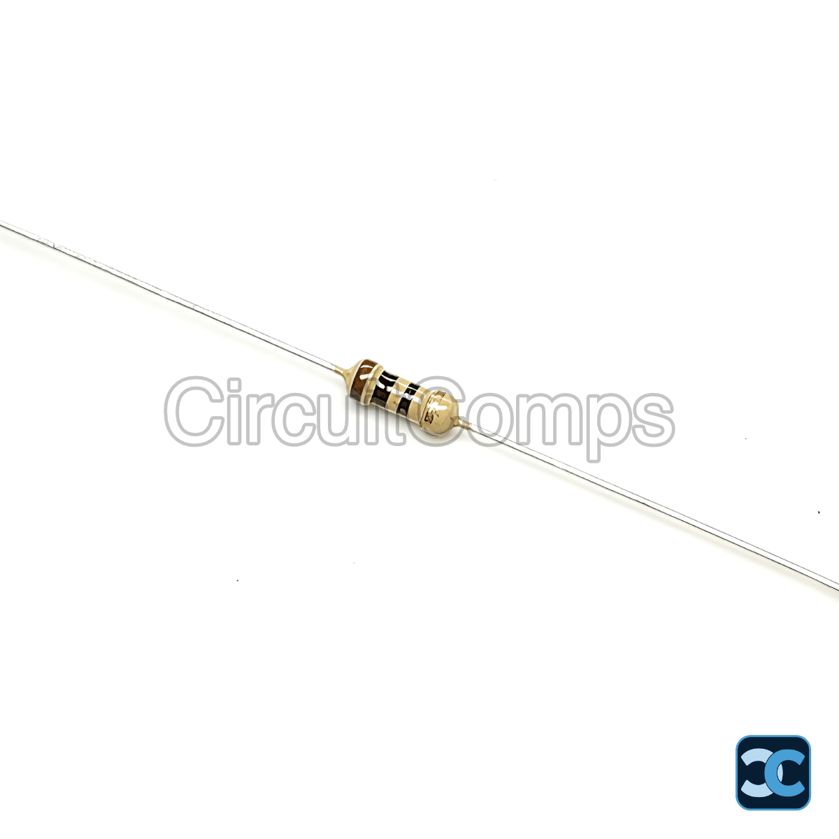 10 Ohm 1/4W Carbon Film Resistor 5% Tolerance Through Hole