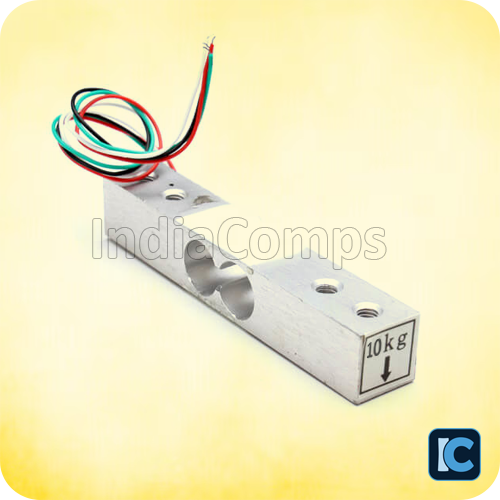 10Kg Load Cell Sensor for Electronic Weighing Scale | Strain Gauge | Aluminum Alloy | With Wires