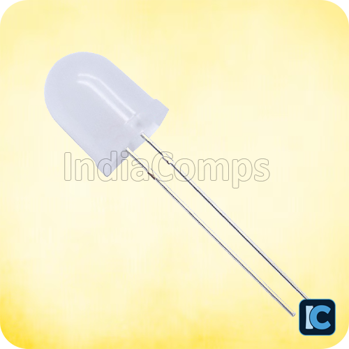 10mm Blue LED – Diffused