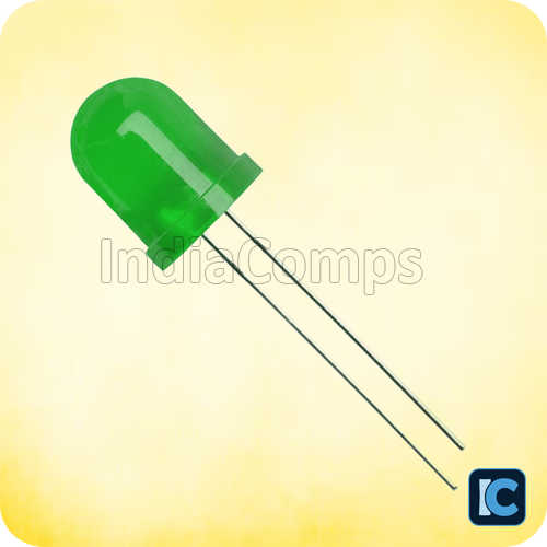 10mm Green LED – Diffused