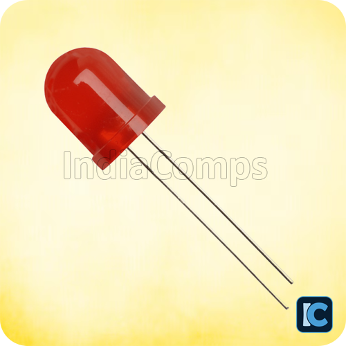 10mm Red LED – Diffused