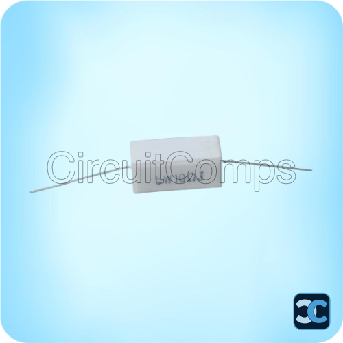 10 Ohm 5W Ceramic Fusible Resistor 10R ±5% Axial