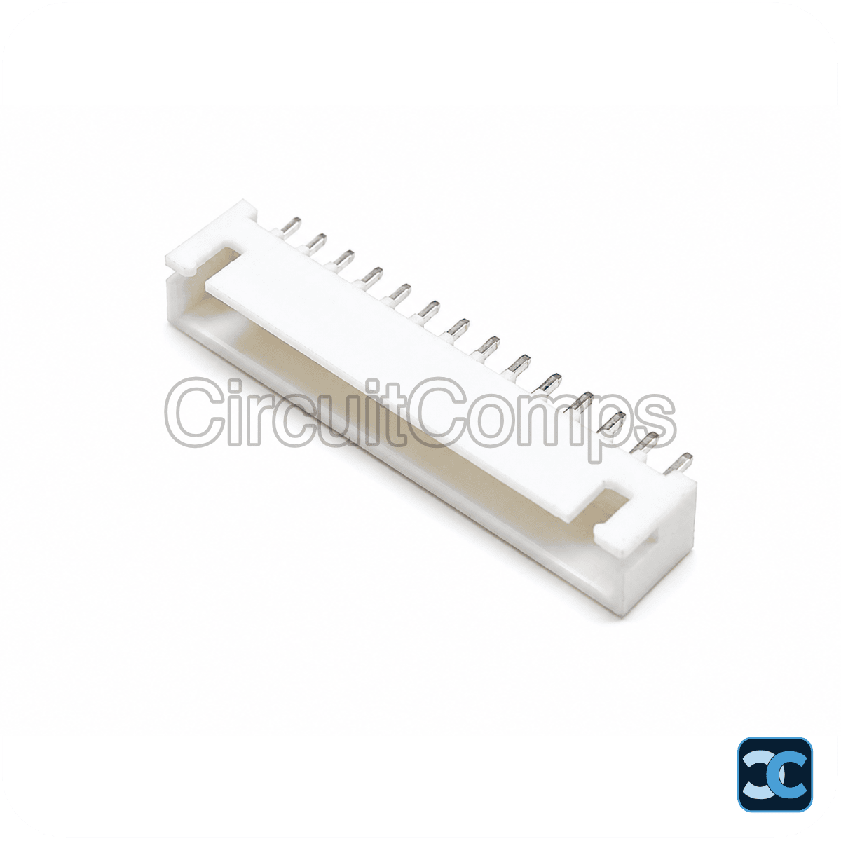 14-Pin JST XH 2.54mm Top Entry Vertical Header – PCB Mount Through-Hole