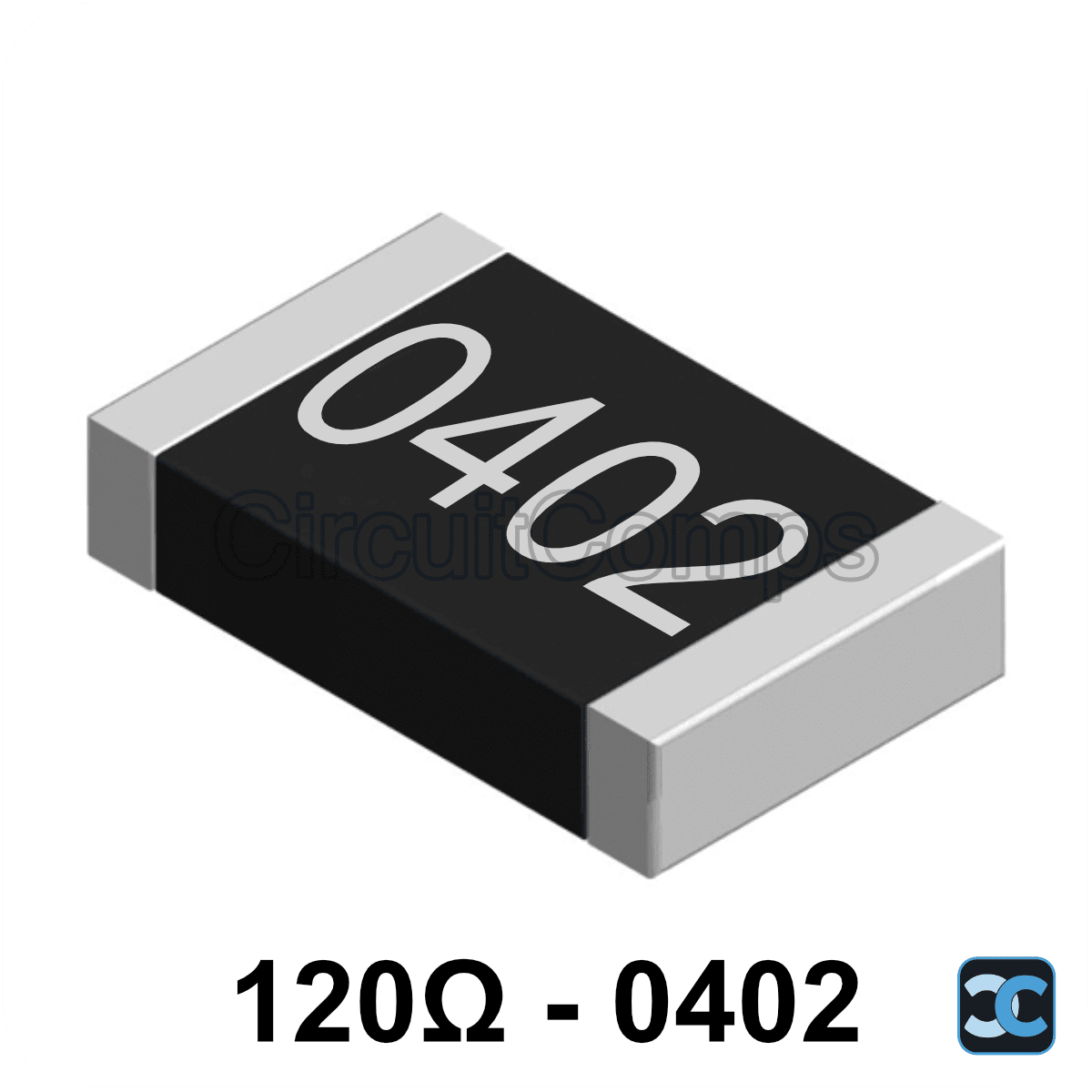 120 ohm 0402 1% SMD Resistor 120R 0.063W (1/16W)