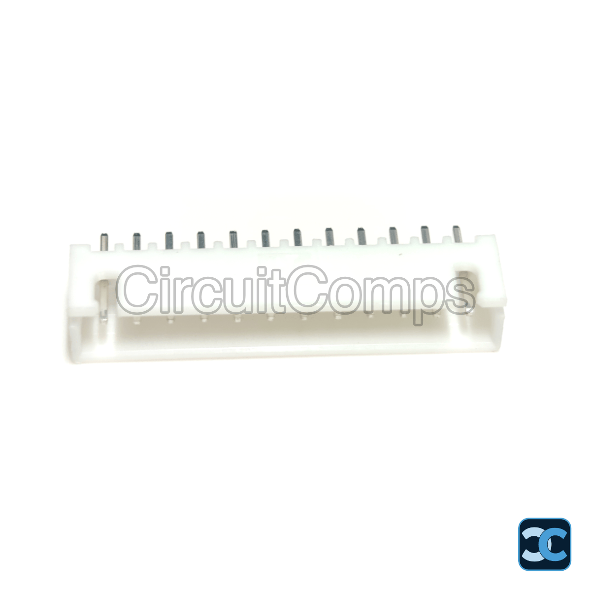 12 Pin JST XH 2.5mm Top Entry Header Through Hole Vertical