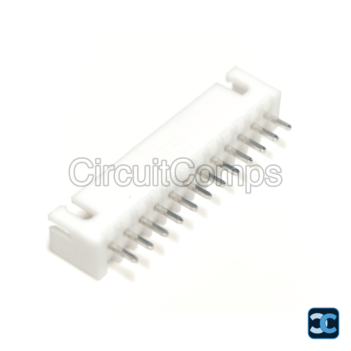 12 Pin JST XH 2.5mm Top Entry Header Through Hole Vertical