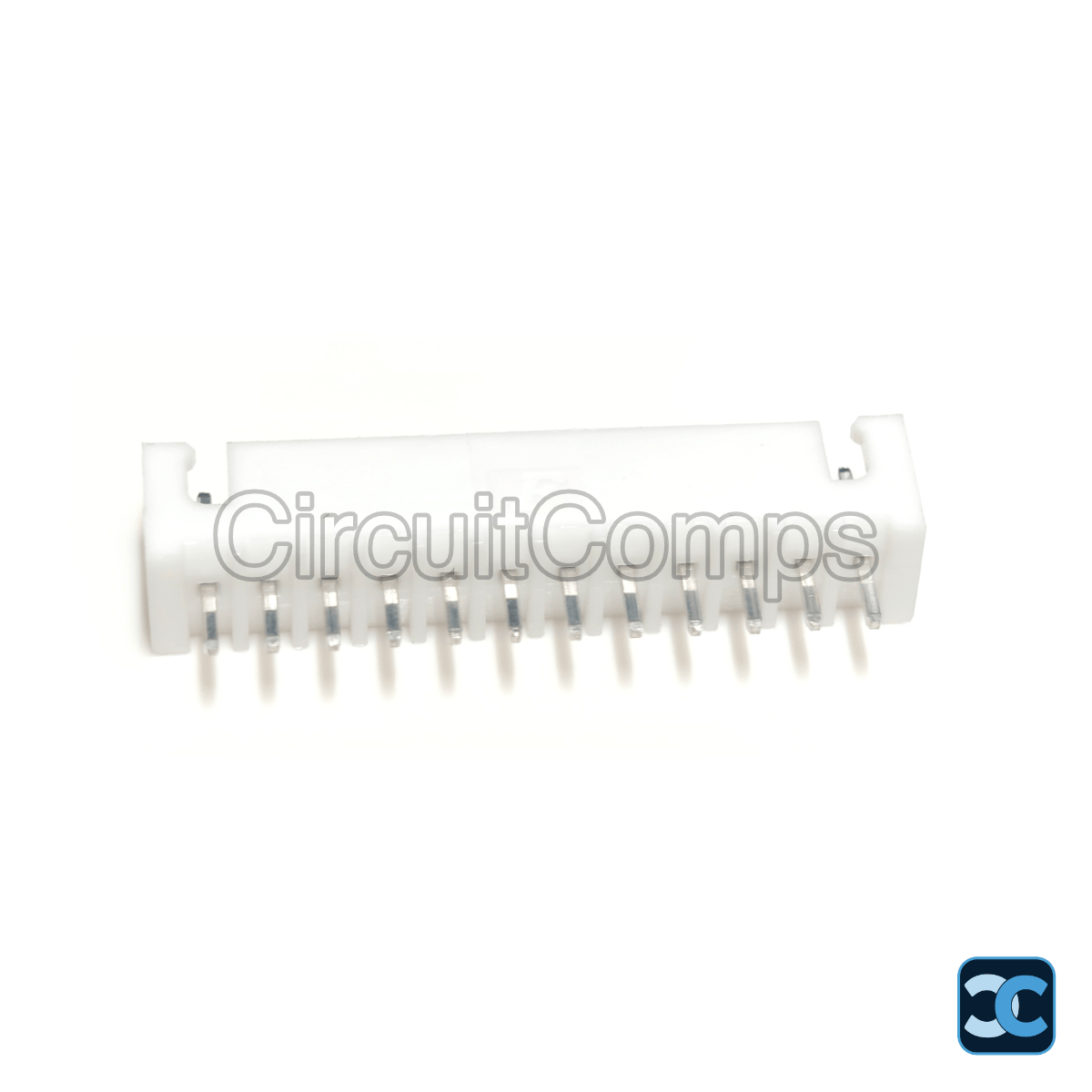 12 Pin JST XH 2.5mm Top Entry Header Through Hole Vertical