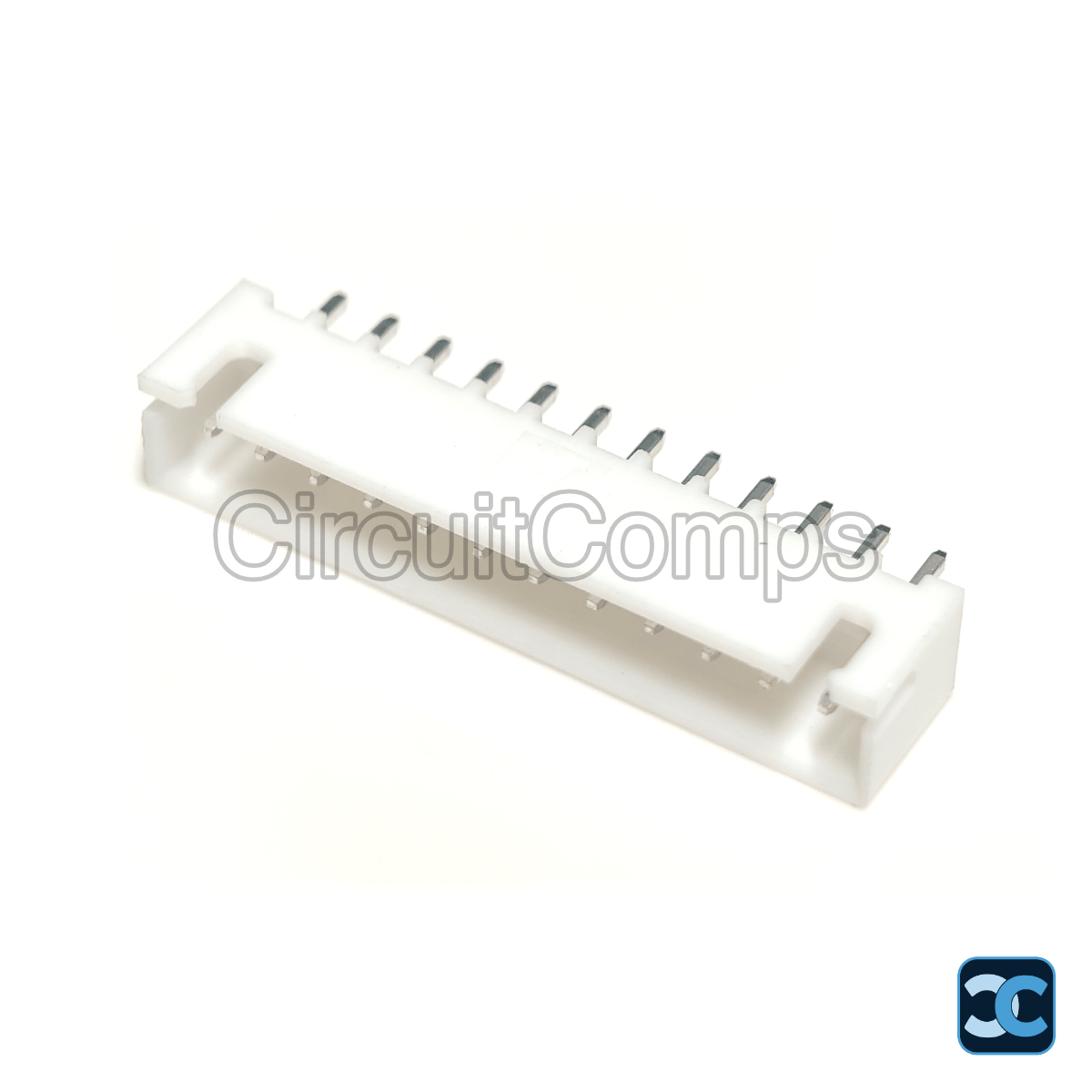 12 Pin JST XH 2.5mm Top Entry Header Through Hole Vertical