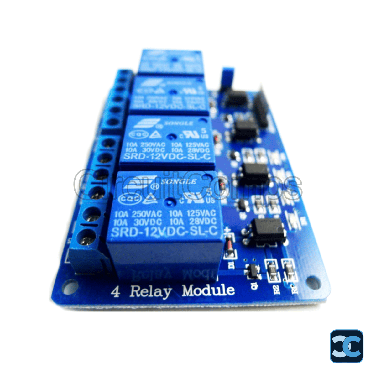 12V 4-Channel Optocoupler Relay Board Module Arduino Compatible