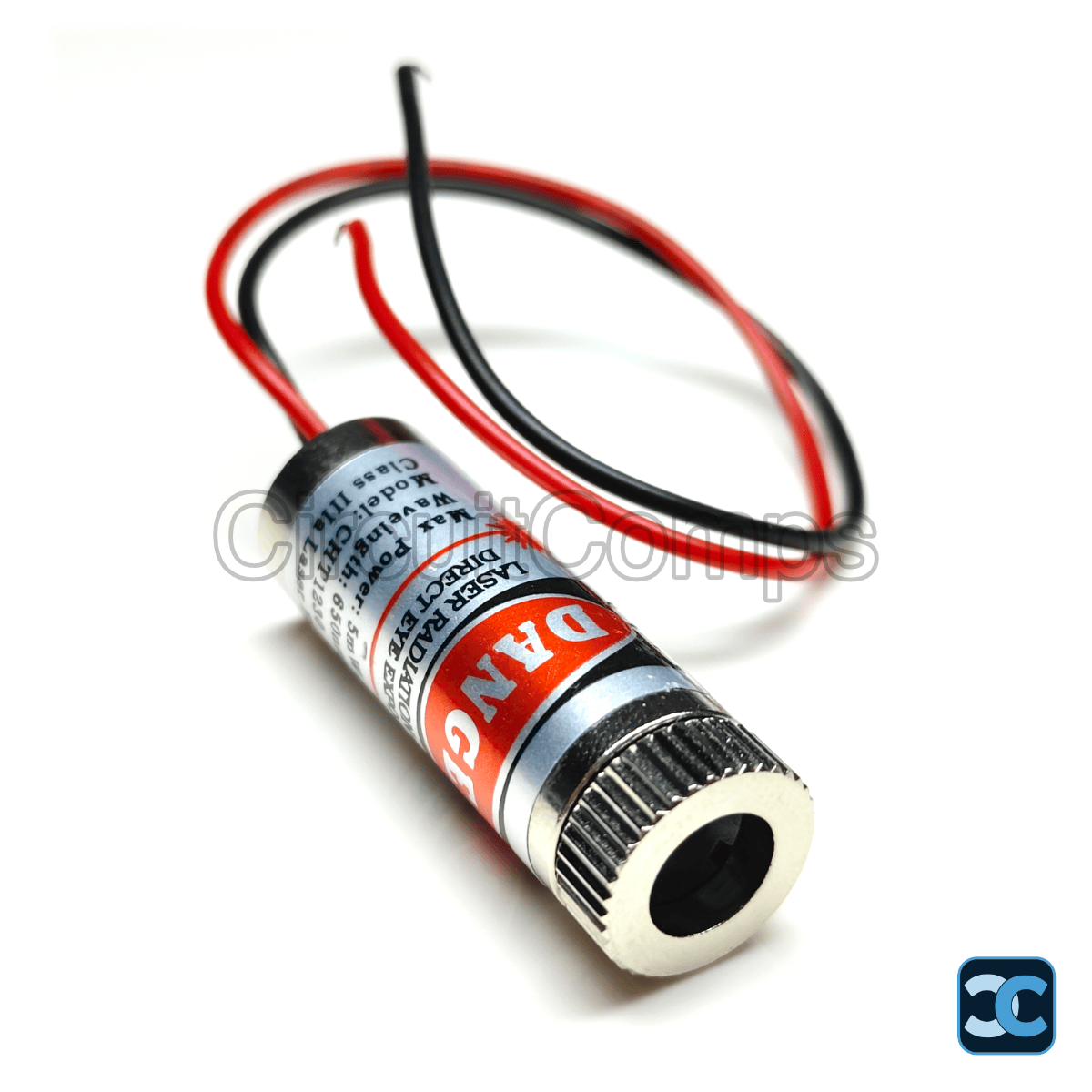 12mm 650nm 5mW Red Point Laser Module Adjustable Focus 3V-6V CHT1230