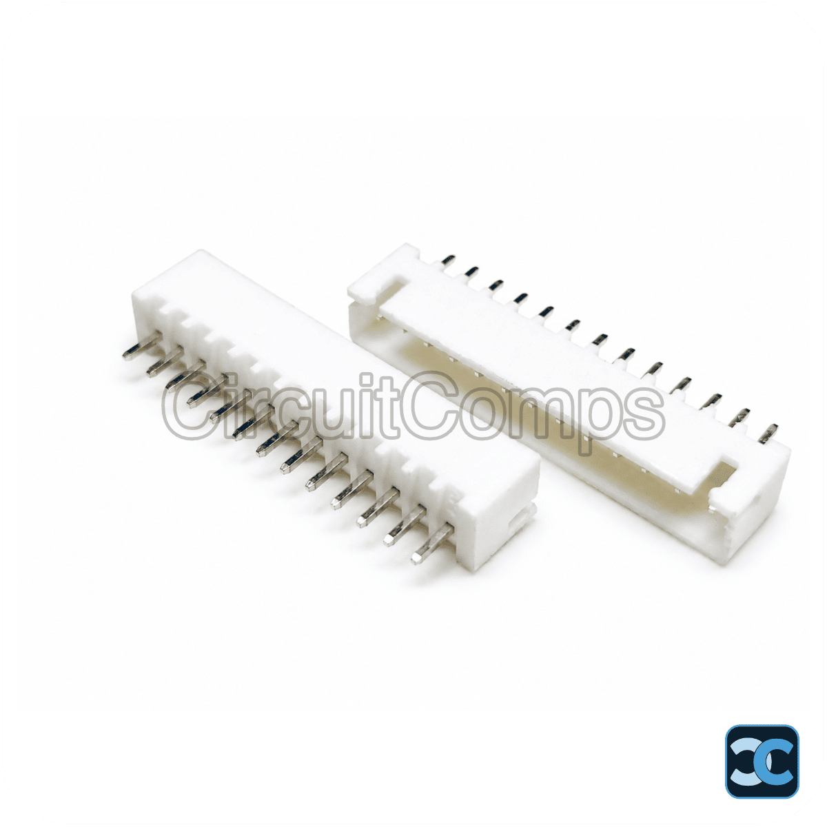 13-Pin JST XH 2.54mm Top Entry Vertical Header – PCB Mount Through-Hole