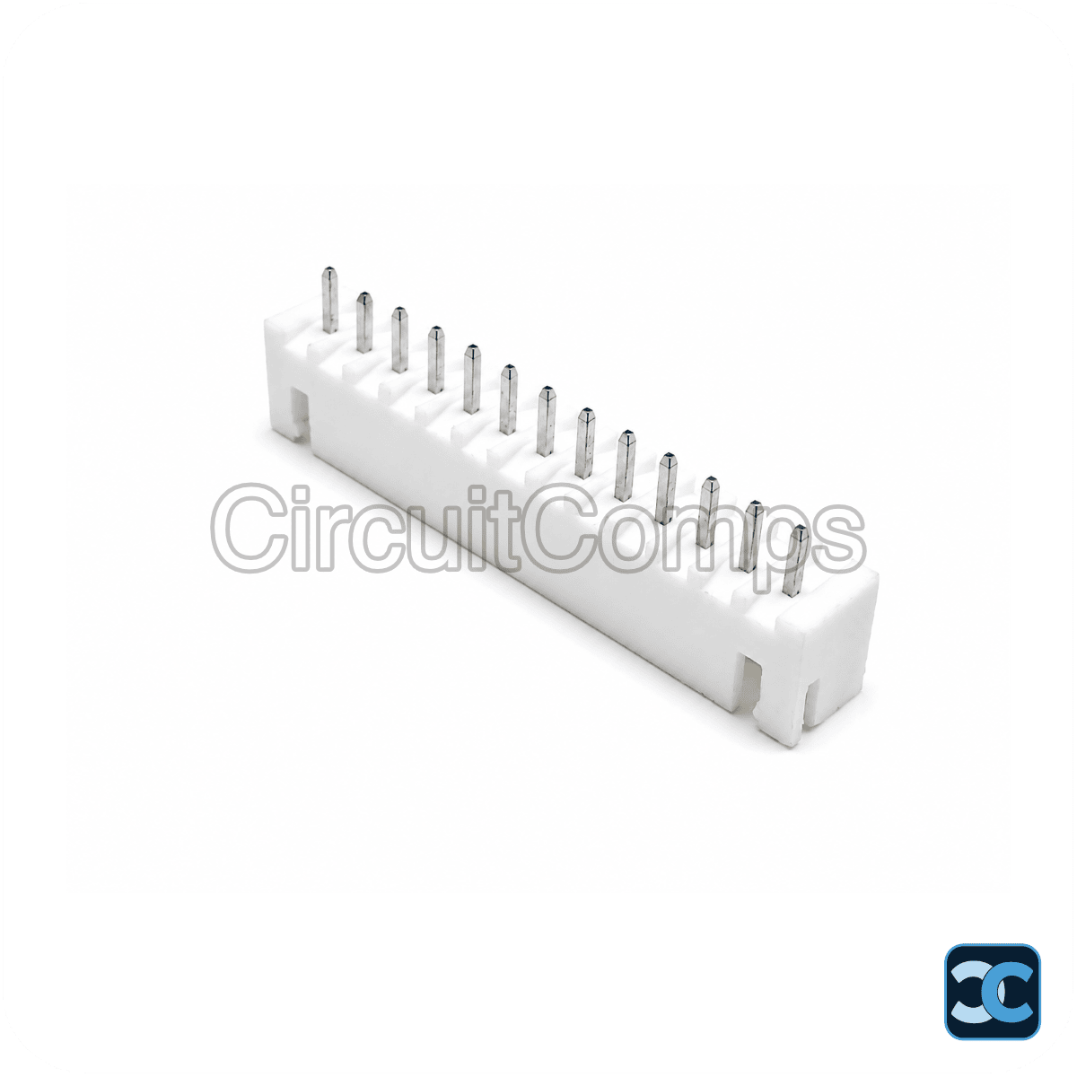 13-Pin JST XH 2.54mm Top Entry Vertical Header – PCB Mount Through-Hole