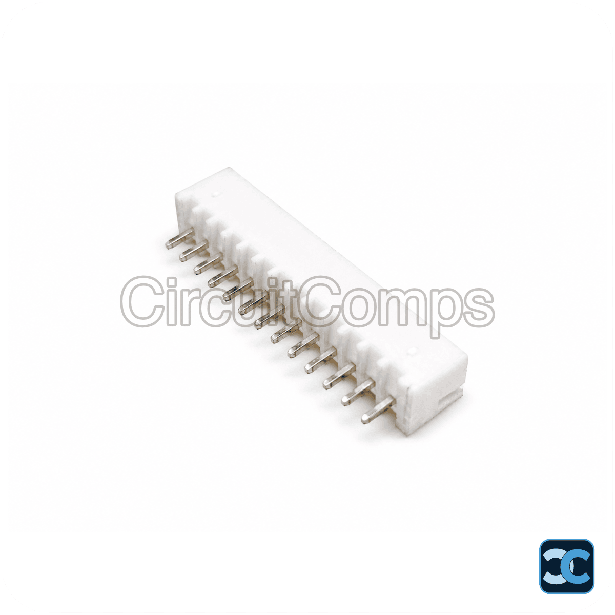 13-Pin JST XH 2.54mm Top Entry Vertical Header – PCB Mount Through-Hole