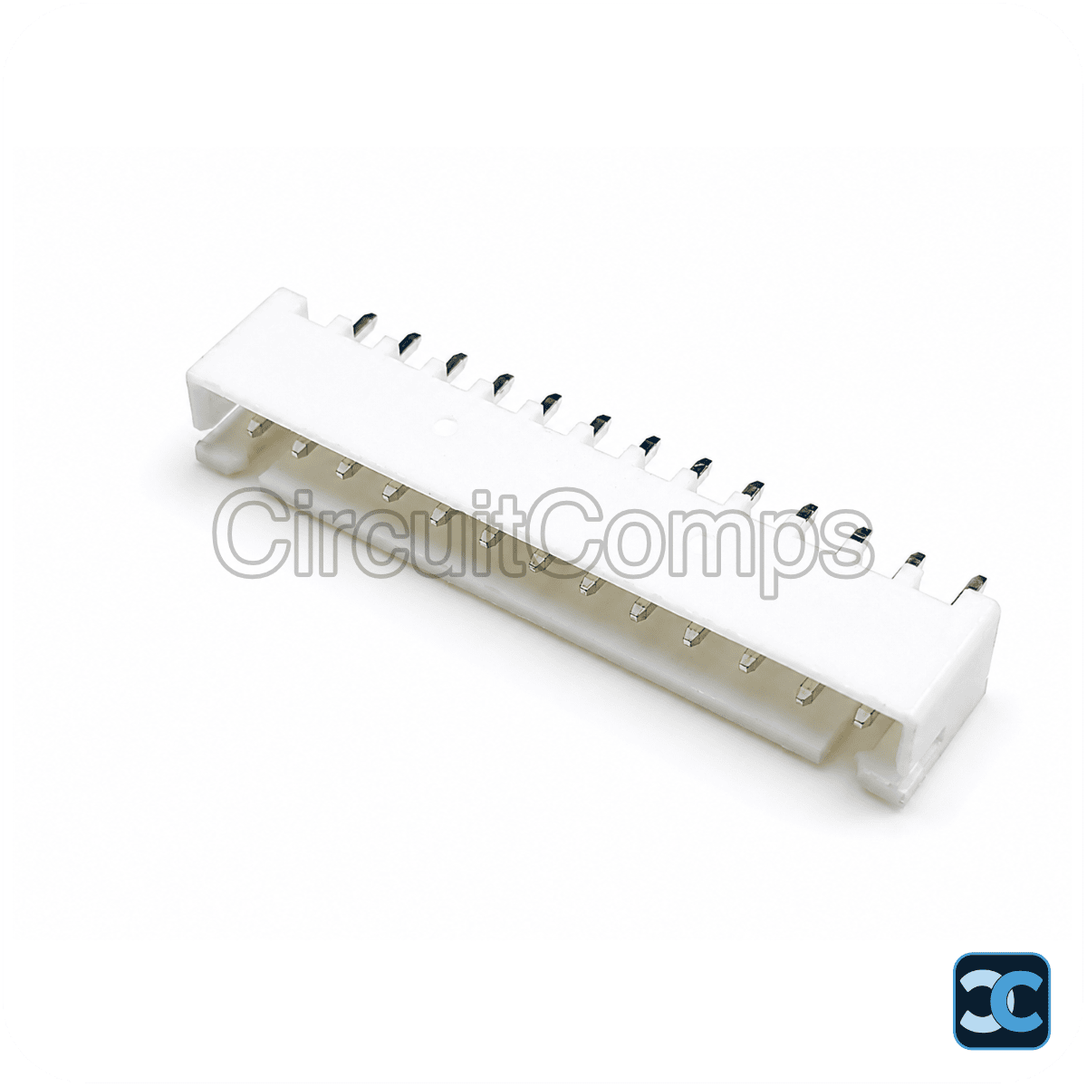 13-Pin JST XH 2.54mm Top Entry Vertical Header – PCB Mount Through-Hole