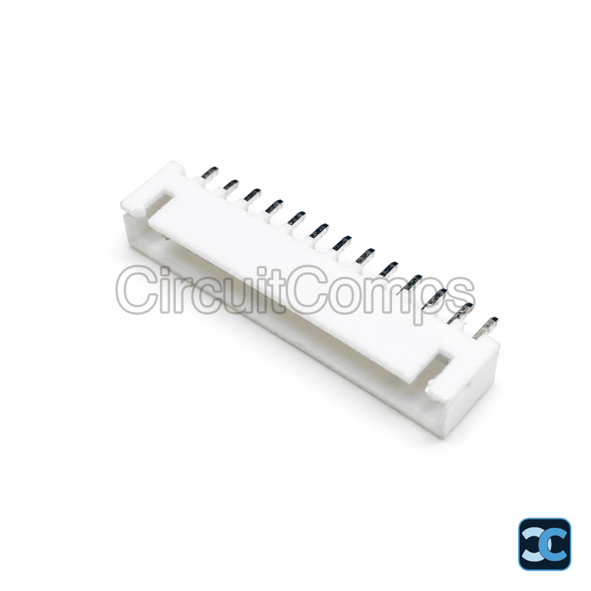 13-Pin JST XH 2.54mm Top Entry Vertical Header – PCB Mount Through-Hole
