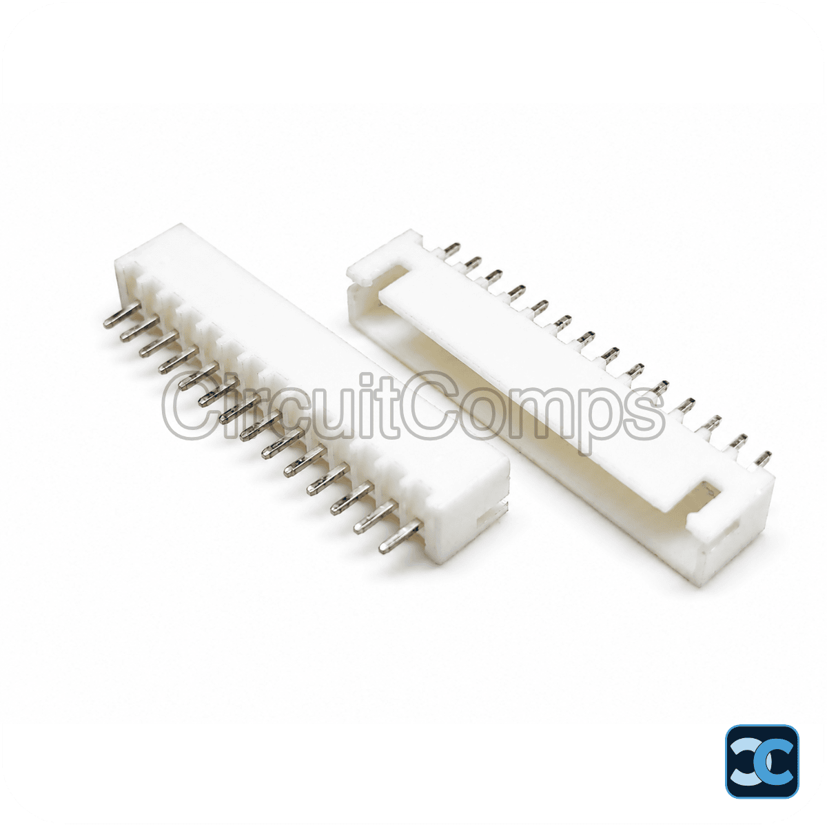 14-Pin JST XH 2.54mm Top Entry Vertical Header – PCB Mount Through-Hole