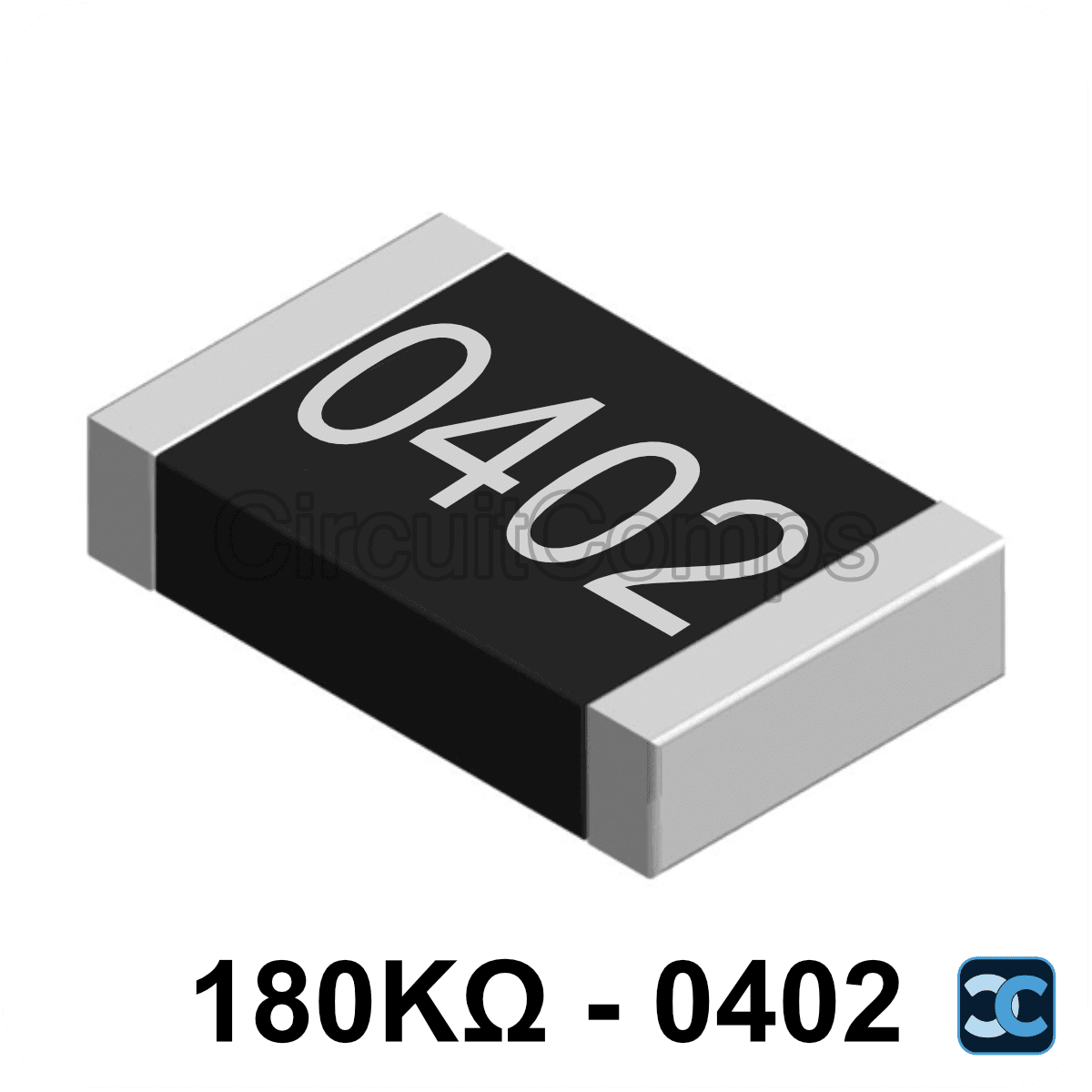 180K ohm 0402 1% SMD Resistor 180K 0.063W (1/16W)