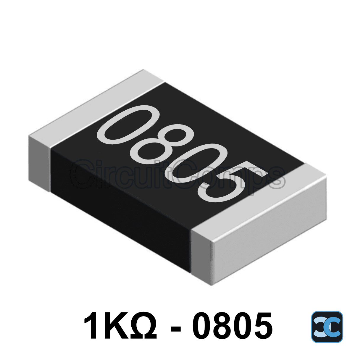 1K ohm 0805 1% SMD Resistor 1K 0.125W (1/8W)
