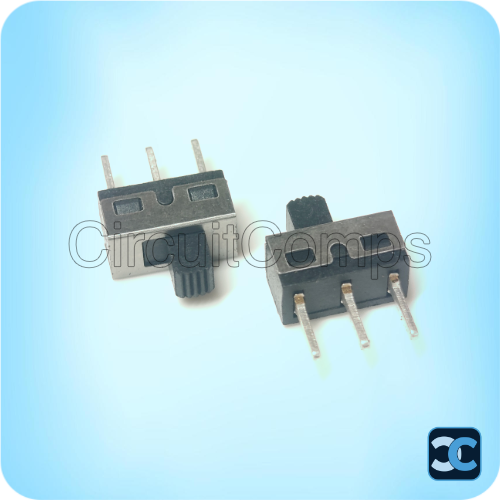 Slide Switch 3 Pin 1P2T Vertical Through Hole 230V AC