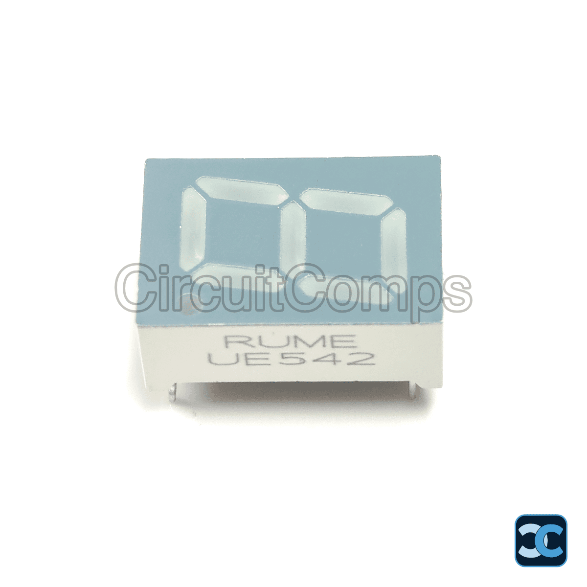 1 Digit 7 Segment Display – 0.56 inch – Red – Common Anode
