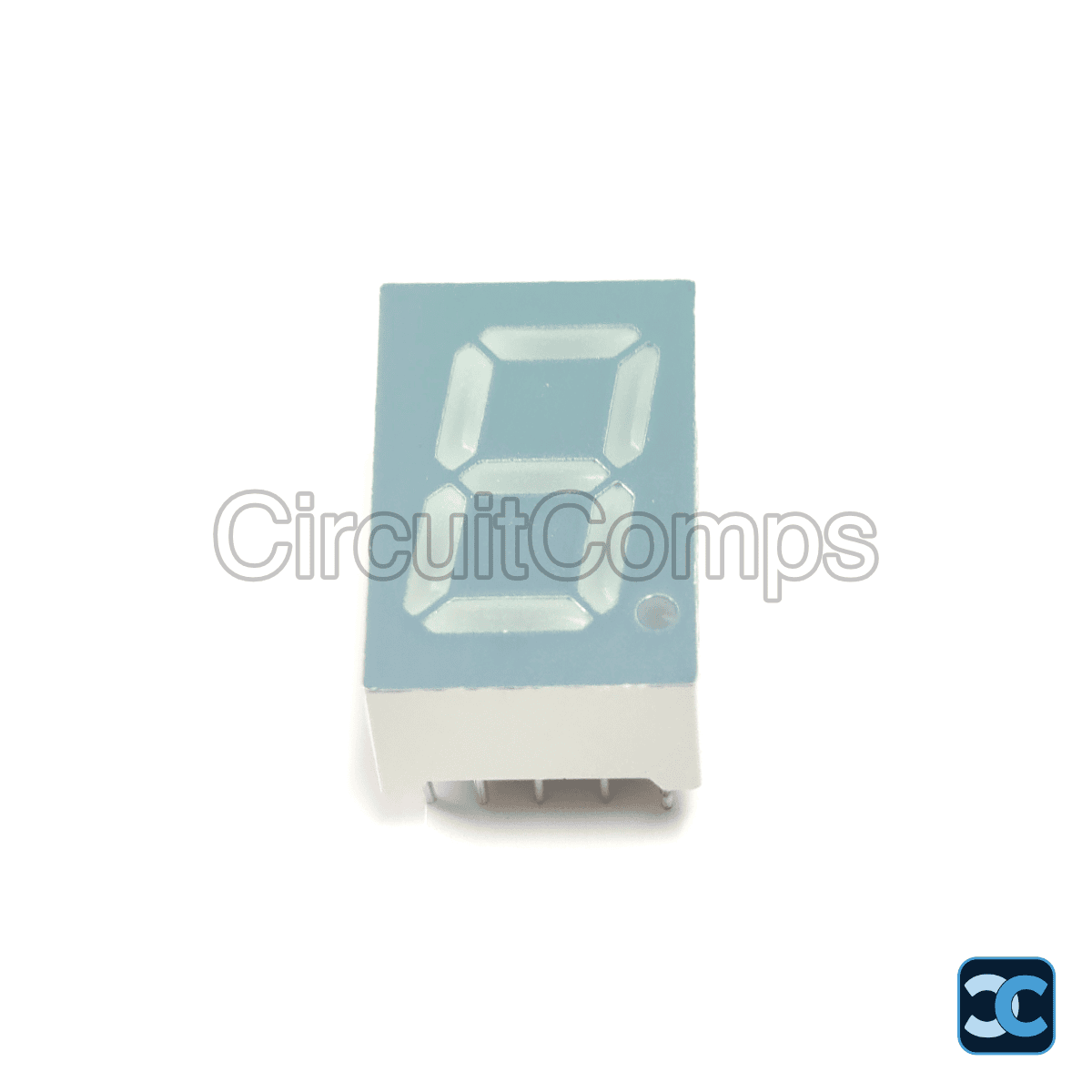 1 Digit 7 Segment Display – 0.56 inch – Red – Common Anode