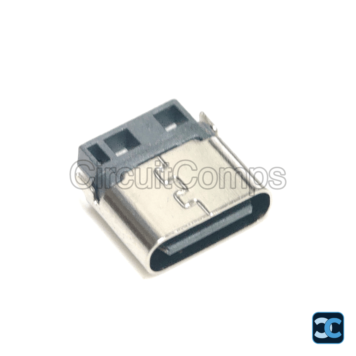 2-Pin USB Type-C SMD Connector 5V 3A Reversible